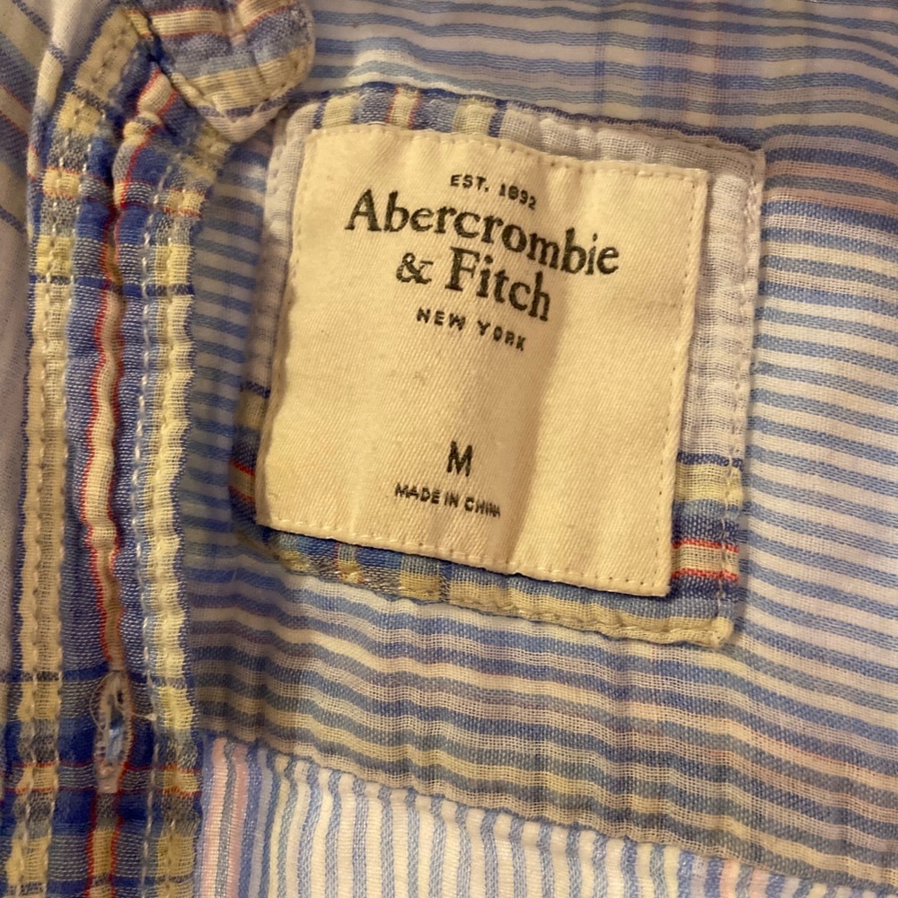Abercrombie casual button down cotton shirt